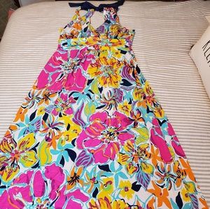 Lilly Pulitzer " BESAME MUCHO" Amanda Maxi Dress